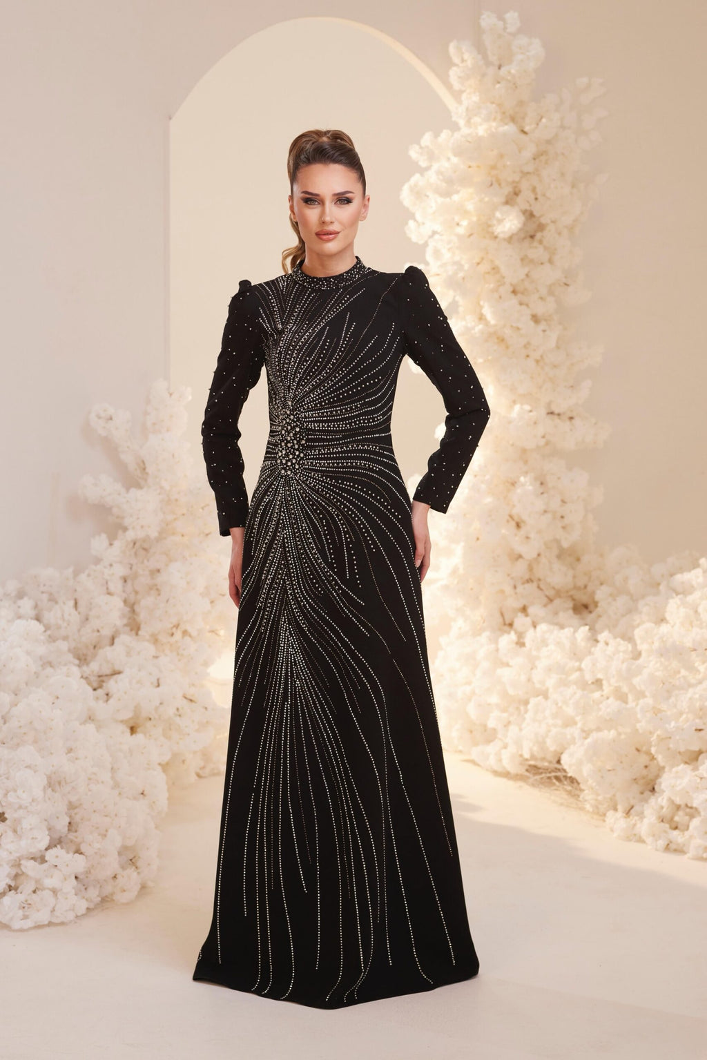 Asen Tesettür Abiye – 9036 - görsel 3