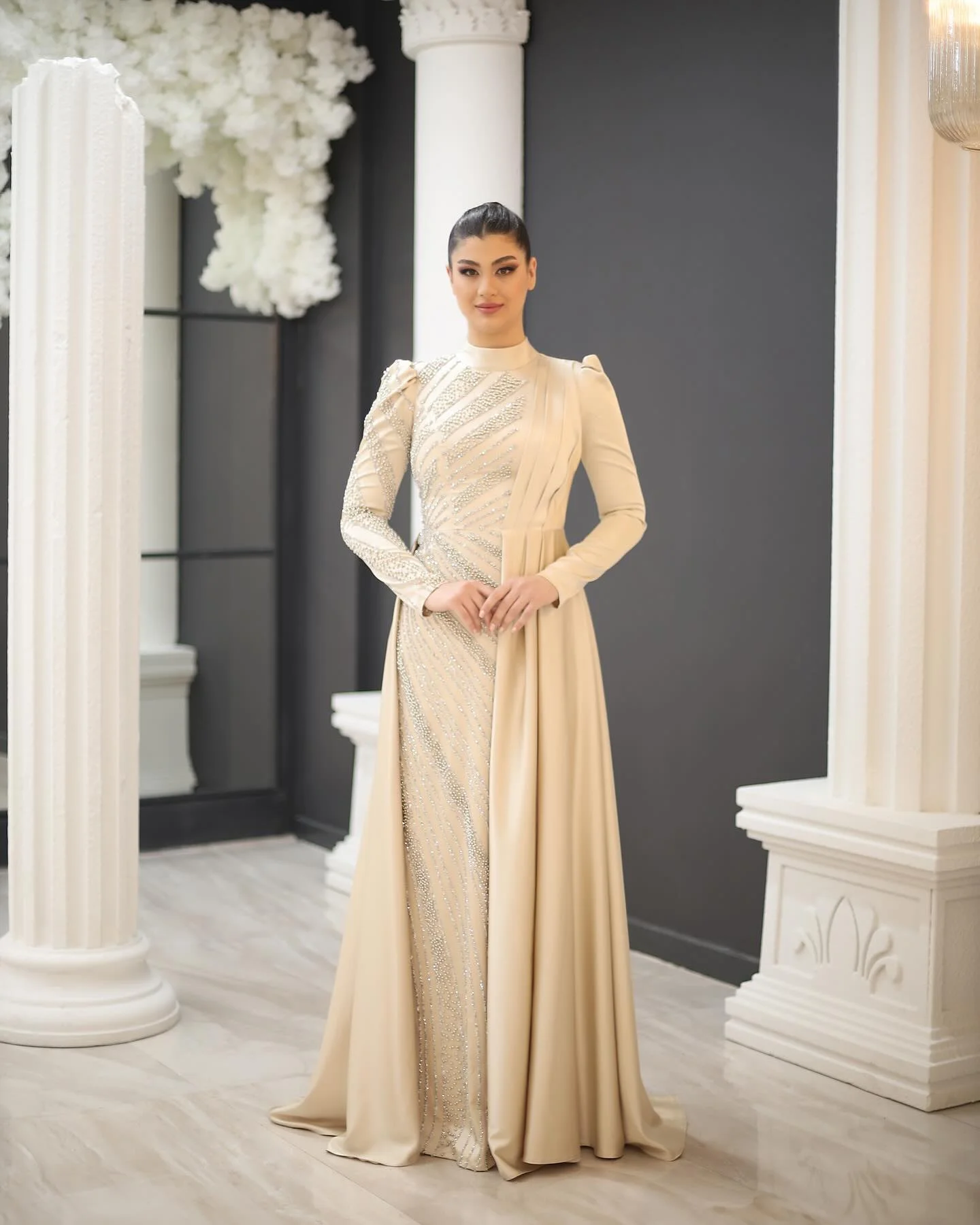 sachin and babi light blue dress Winter Formal Dresses