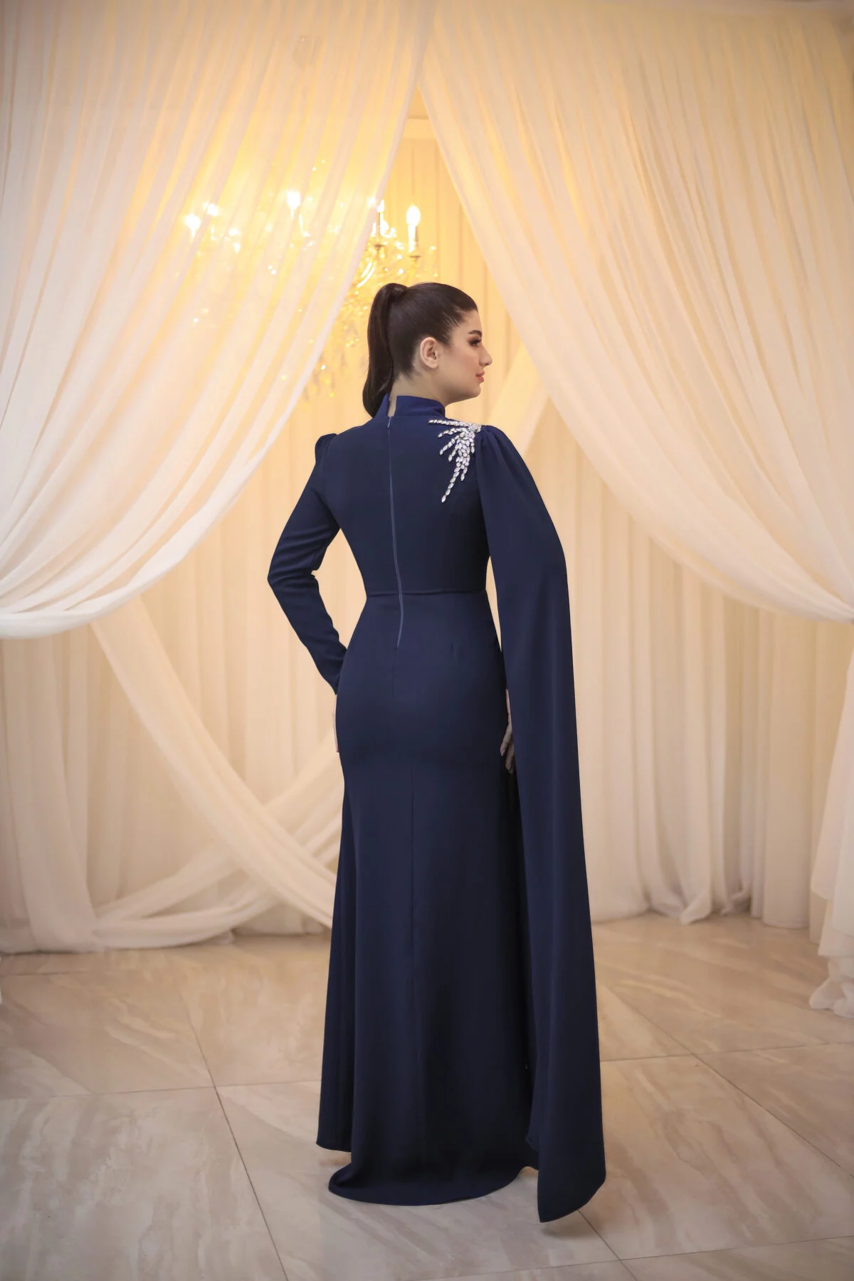 Gizem Winter Hijab Evening Dress Models